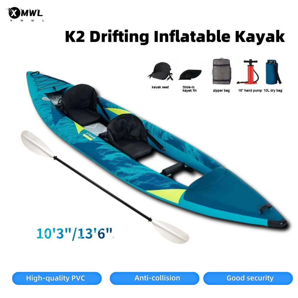 Fishing Boat Seat - Kajak pontonowy, łódka dmuchana 1-2 osobowa