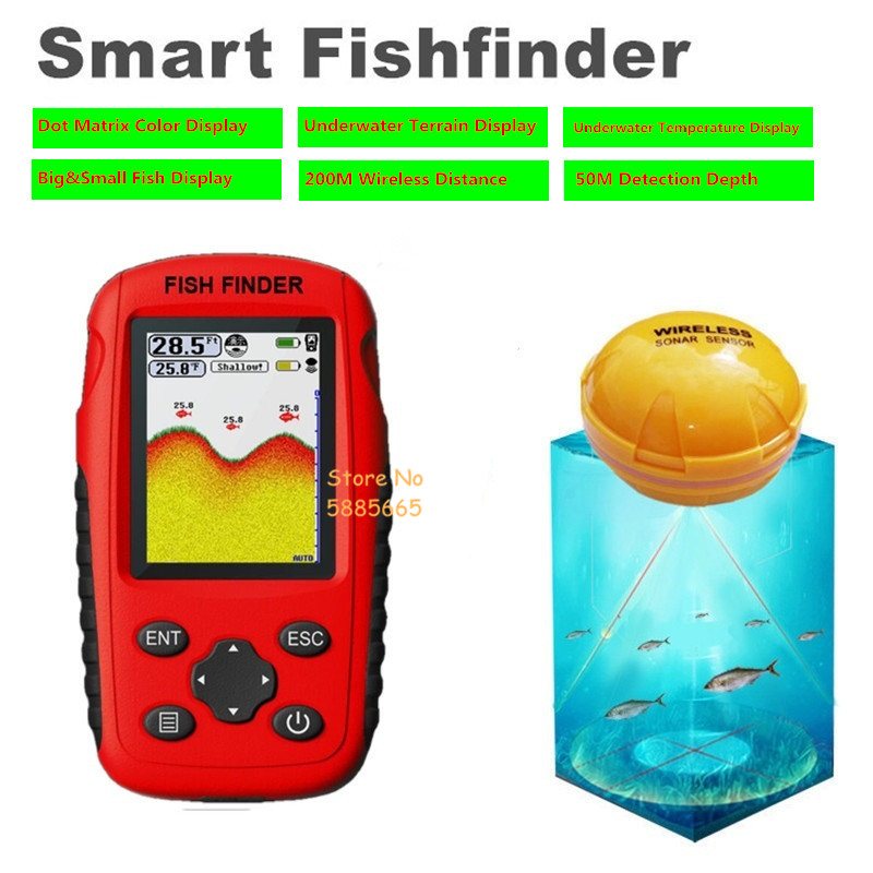 Inteligentny przenośny sonar d – Fishing Boat Depth Finder recenzja i cena