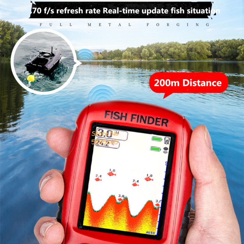 Inteligentny przenośny sonar d – Fishing Boat Depth Finder recenzja i cena
