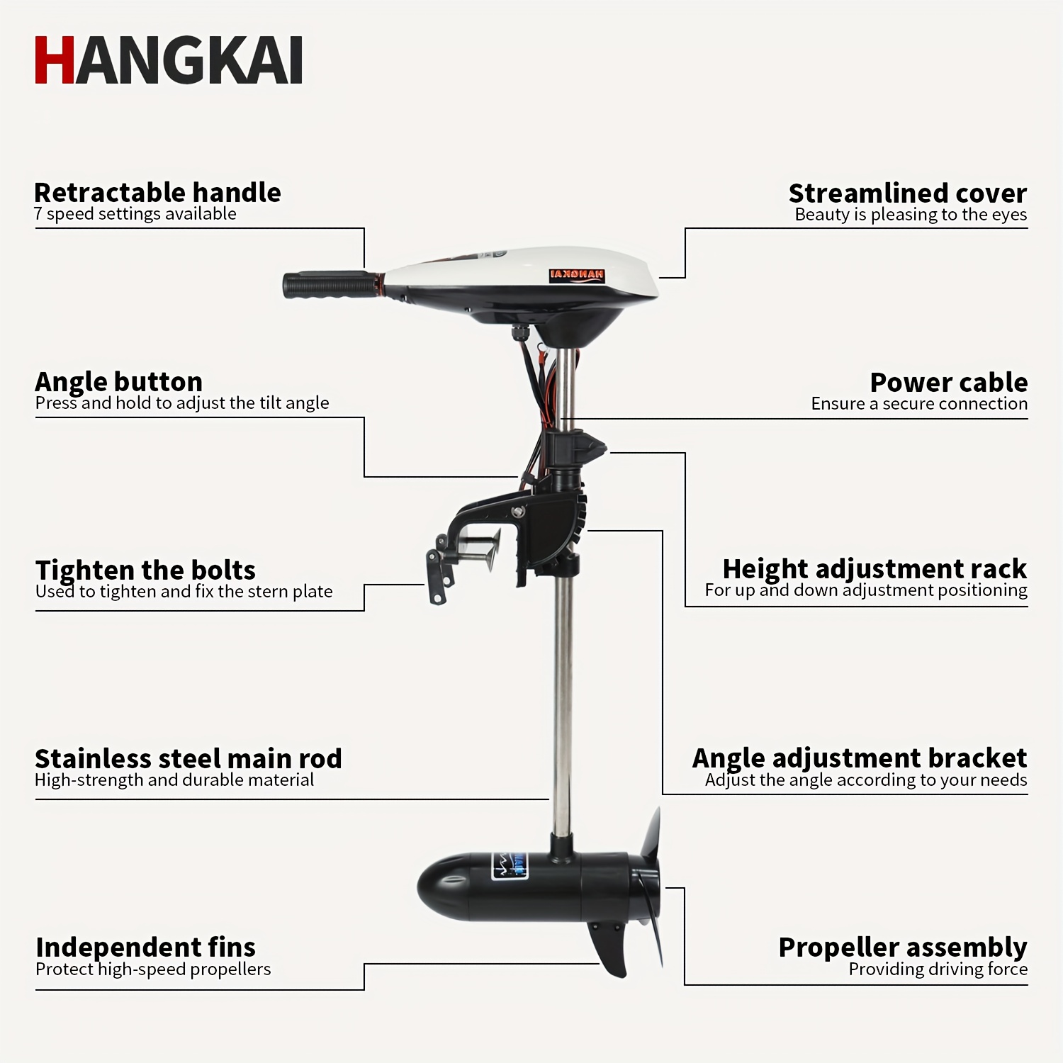 Silnik elektryczny do połowu t – Fishing Boat Outboard Motor recenzja i cena