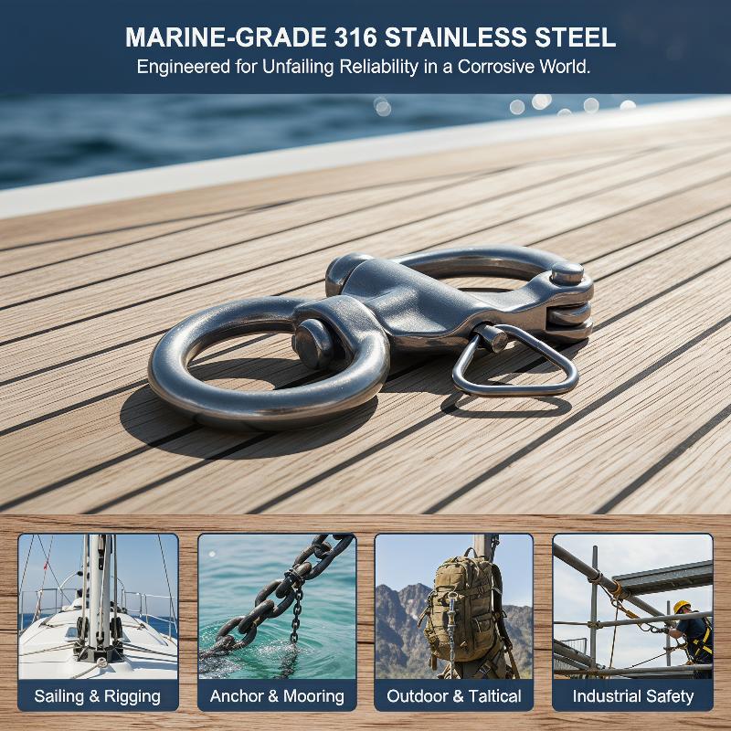 Karabińczyk obrotowy ze stali  – Fishing Boat Trailer recenzja i cena