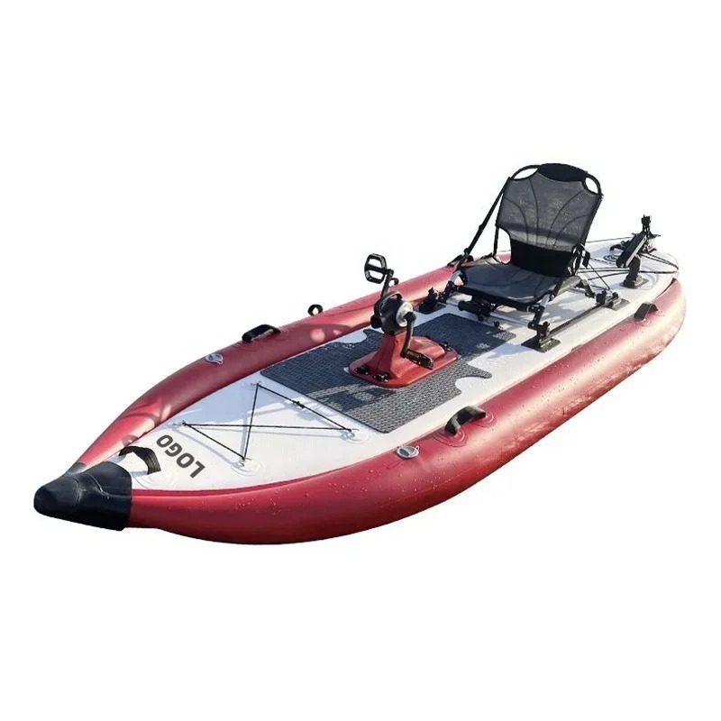 Kajak pedałowy z siateczką na  – Fishing Boat Aluminum recenzja i cena